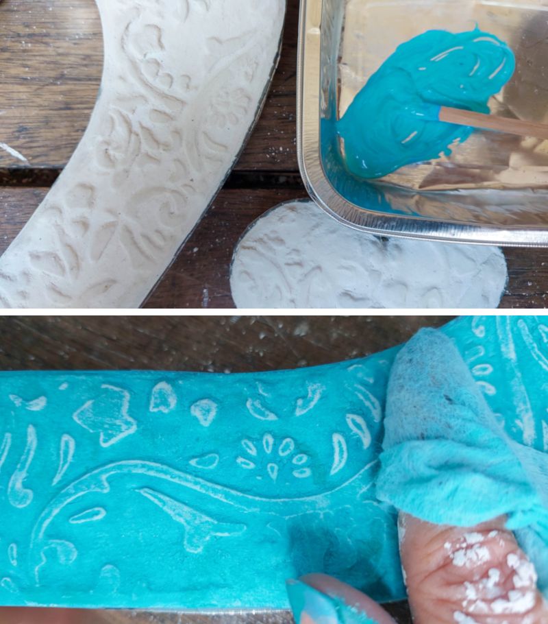 Paint the wind spinner to suit your decor