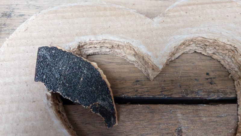 Sand any rough cut edges