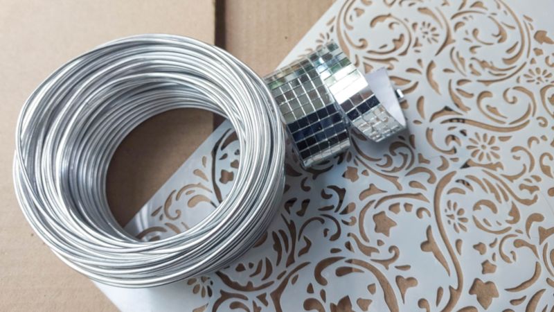 What you need to make a cardboard wind spinner