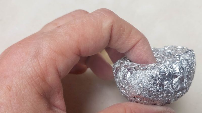 Make a firm, aluminium dome