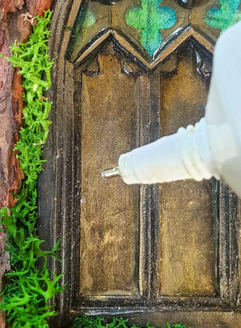 Fill any gaps with moss