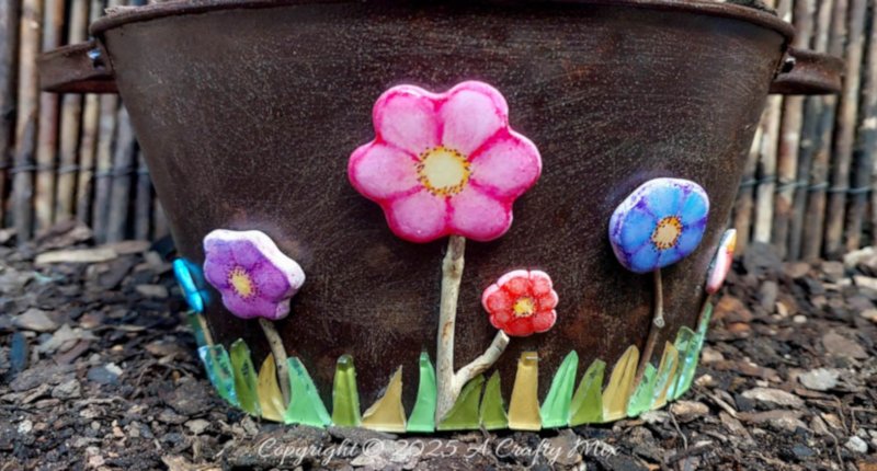 These DIY domed clay flower tiles tick all the boxes: easy, budget friendly, full of happy, handmade charm, and ridiculously fun to make. Think simple clay shapes with pops of color that you&rsquo;ll want to mosaic over every pot, frame, and garden doodad you own. Perfect for lazy afternoon crafting.