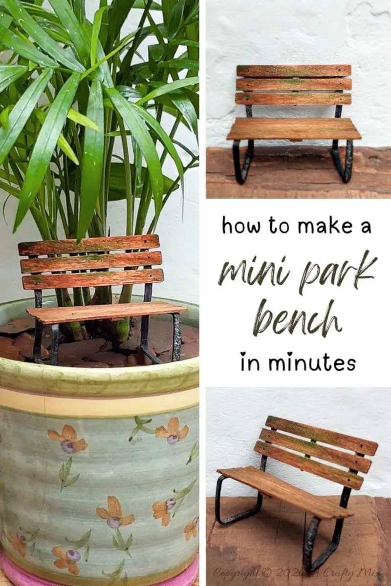 Want to add something special to your fairy garden? This miniature park bench DIY is the answer. Made from simple supplies like wire and wooden stirrers, this tiny bench brings instant whimsy to succulent planters, desk gardens, or any miniature display. The tutorial includes a helpful video and tips for customizing your bench. Ready to create a little magic? Click for the free tutorial.