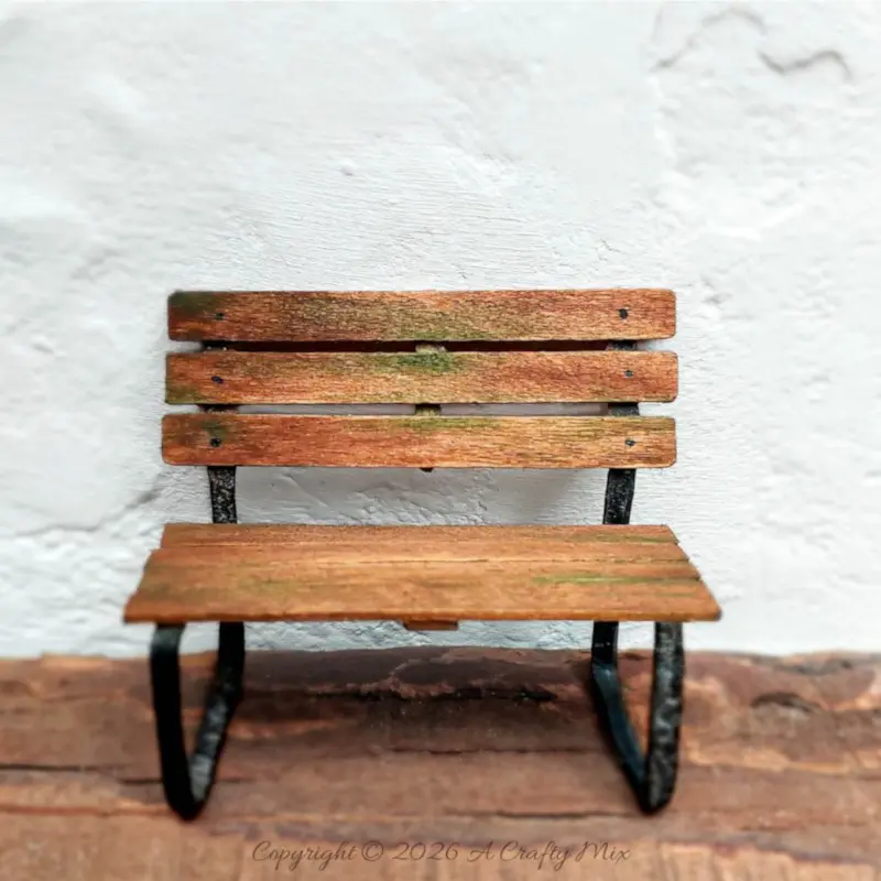 Want to add something special to your fairy garden? This miniature park bench DIY is the answer. Made from simple supplies like wire and wooden stirrers, this tiny bench brings instant whimsy to succulent planters, desk gardens, or any miniature display. The tutorial includes a helpful video and tips for customizing your bench. Ready to create a little magic? Click for the free tutorial.