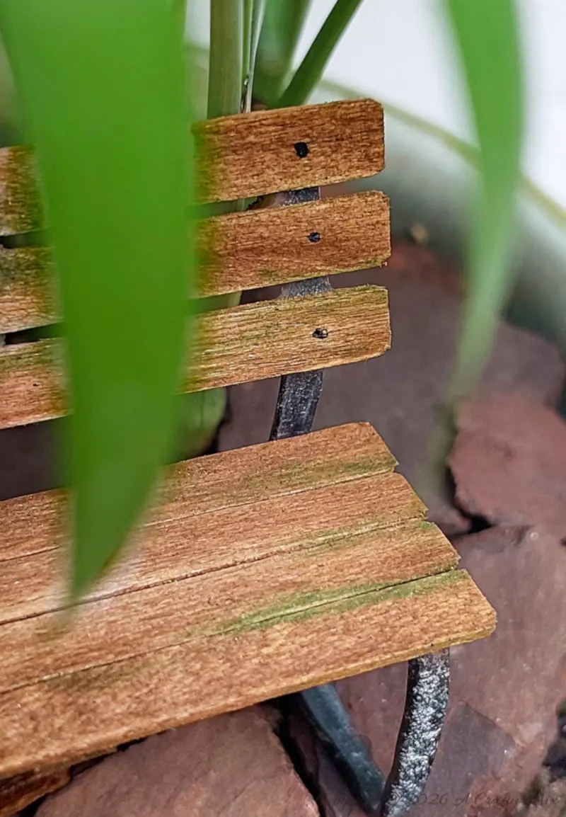 Want to add something special to your fairy garden? This miniature park bench DIY is the answer. Made from simple supplies like wire and wooden stirrers, this tiny bench brings instant whimsy to succulent planters, desk gardens, or any miniature display. The tutorial includes a helpful video and tips for customizing your bench. Ready to create a little magic? Click for the free tutorial.