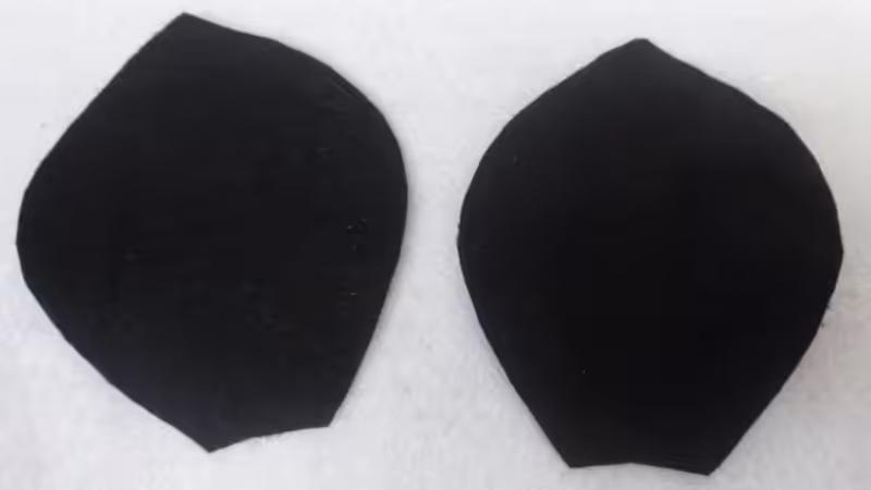 Make large floppy bat ears out of felt