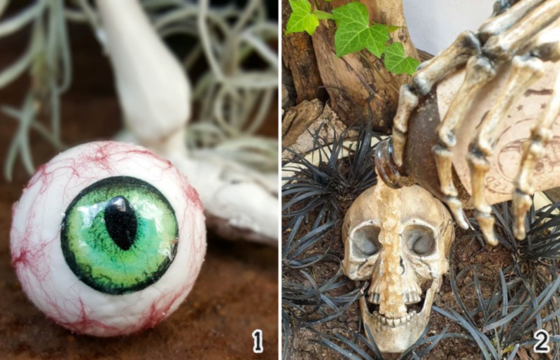 A collection of Halloween craft tutorial from A Crafty Mix