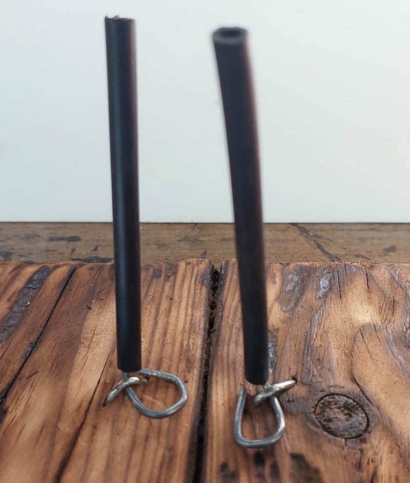 Nail or staple the mummy's legs to a piece of scrap wood